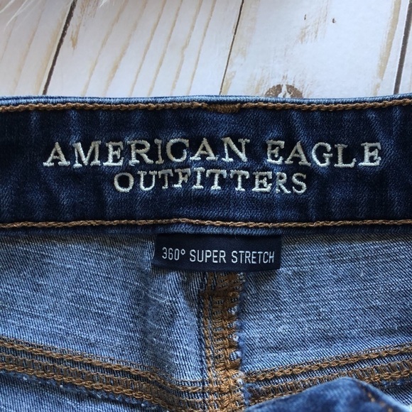 American Eagle hi-rise shortie shorts size 00 - Picture 3 of 8